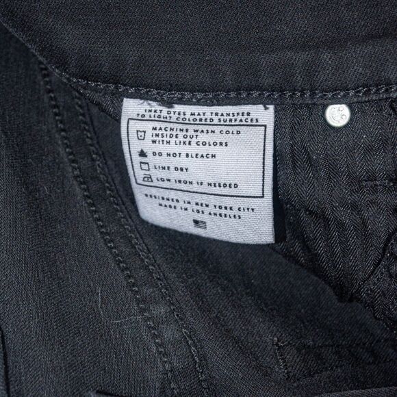 AYR Women's size 27 The CHILLER Denim Jeans Skinny ankle fray crop - Picture 6 of 12